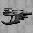 Sci-Fi style gun v3 custom weapon for 1:10 1:12 1:18 & Cosmic Legions figures