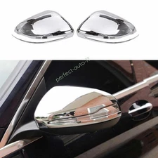 For Benz C-Class W205 2015-2020 2021 ABS Chrome Rear View Mirror Cap Cover Trim