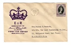 Q422 Hong Kong 1953 QEII Coronation - Attractive Cachet FDC Cover - Local -