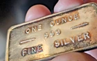Vintage Bache Silver 1 oz Bar .999 Fine Toning Patina One Ounce Rare