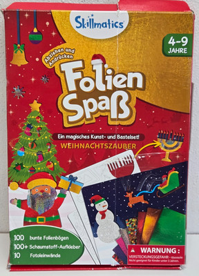 Skillmatics Folienspaß Weihnachtszauber   Bastelset   DIY   Ab 4 J. (2399 A1)