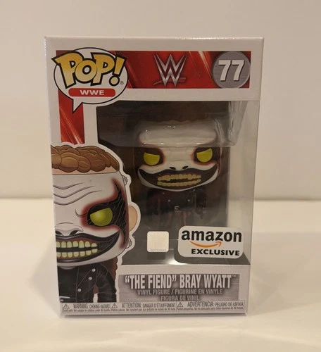 THE FIEND Bray Wyatt Funko Pop Vinyl Figure Vaulted Rare Amazon Exclusive WWE A