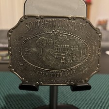 Vtg. Southern Comfort Mississippi  Under Your Belt  Belt Buckle Brass