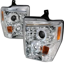 Spec-D Tuning 2LHP-F25008-TM R8 Style Halo LED Projector Headlights for 08 to...