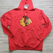 NEW Old Time Sports NHL Chicago Blackhawks Pullover Hoodie Sweatshirt Men's XL
