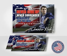 100 Pcs Charlie Kirk 4x6  MADE IN THE USA !Refrigerator MAGNET America