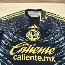 Adidas Medium Club America 2025/26 Away Long Sleeve Slim Fit Jersey JN8637 NWT