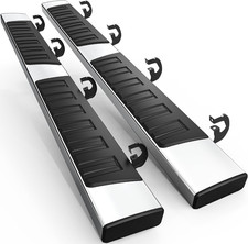Ford F-150 Running Boards Installation Running Boards 2009-2014 Ford F150 SuperCrew Cab Only 6" Side Steps Black Pair