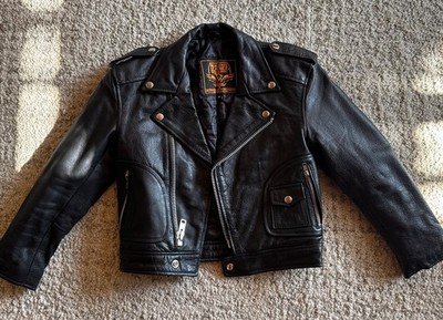 Milwaukee Leather Motorcycle Jacket Youth M