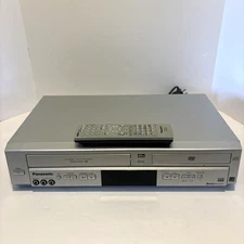 Panasonic PV-D4734S DVD VCR Combo Player VHS Video Recorder With Remote - Tested