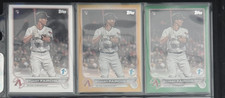 2022 Topps Series 1 1st Edition Stuart Fairchild 3 Cards.  Base, Gold, Green