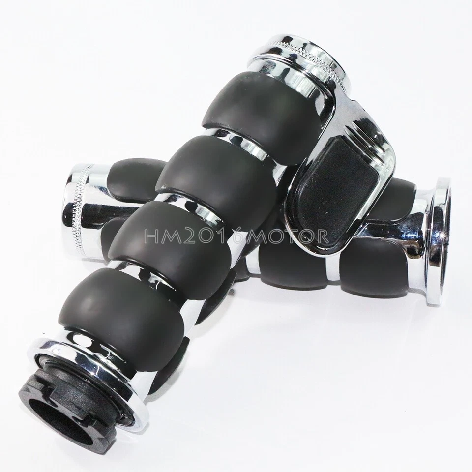 Punhos de guidão de 1" para Yamaha Road Star Warrior Midnight XV 1600 1700 - Imagem 4 de 4