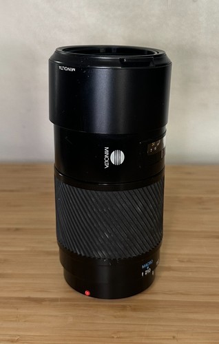 Minolta Maxxum AF Zoom Camera Lens 55mm 70-210mm 1:4 (32) w/ Hood macro *READ* - Picture 2 of 12