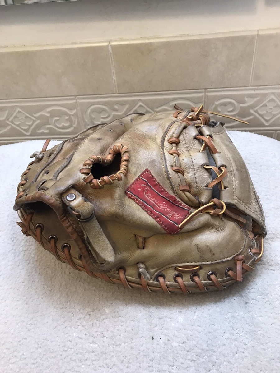Rawlings RL1 Johnny Bench 33” USA HOH Fully Relaced Baseball Catchers Mitt  Right