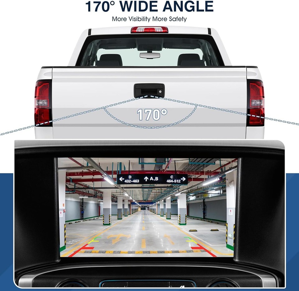 HD Rear View Backup Camera 84079952 For Chevrolet Silverado GMC Sierra