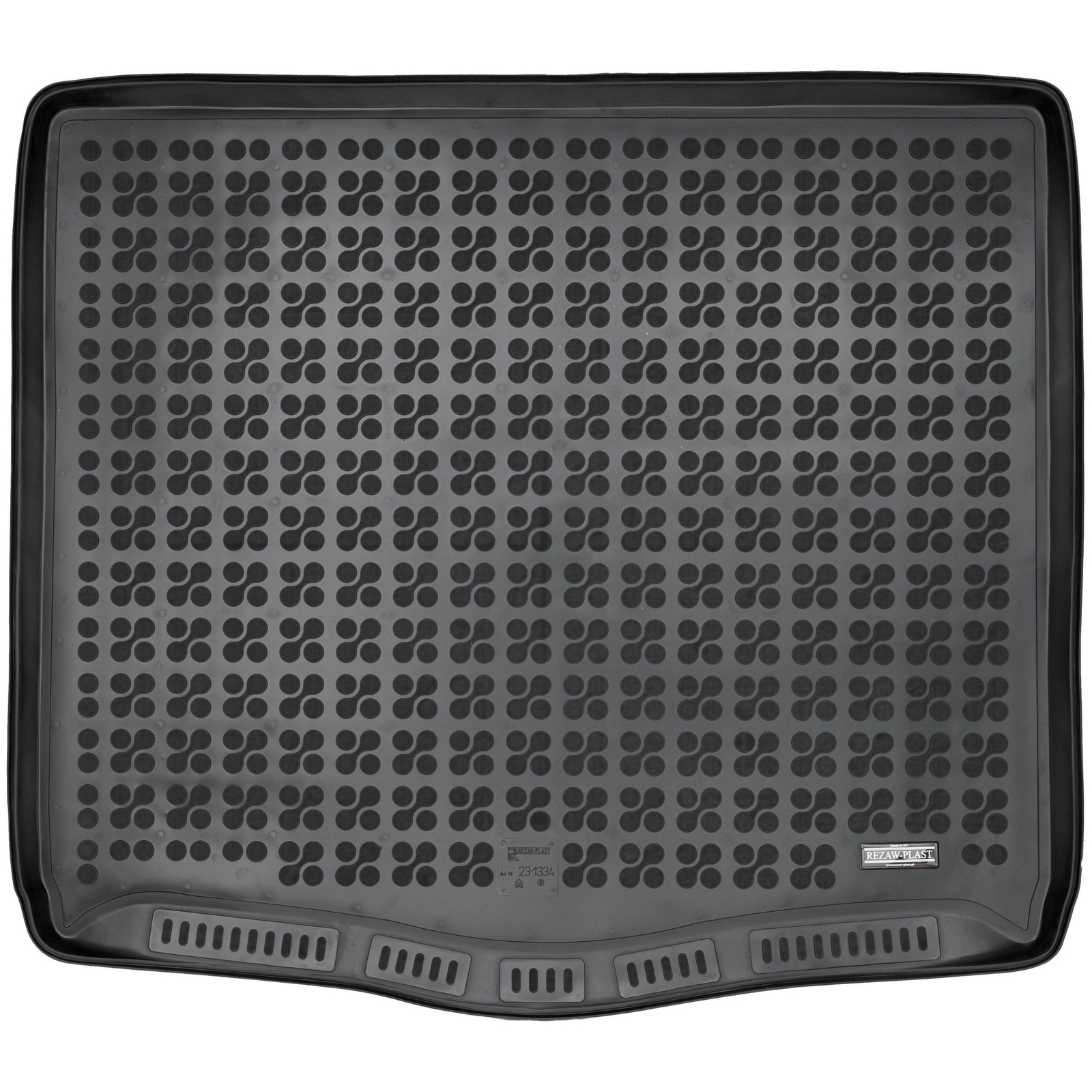 Tapis de coffre Rezaw-Plast en TPE noir pour Renault Espace IV 2002-2014