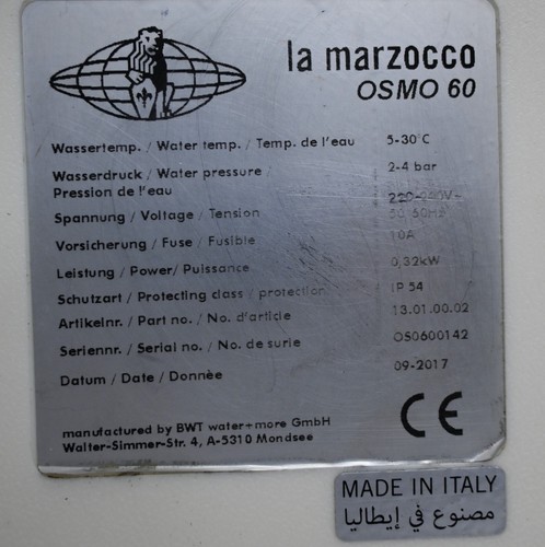 La Marzocco OSMO 60 Reverse Osmosis System 220-240V - Picture 13 of 16