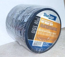 Shurtape PW 100 Moisture Resistant 4" x 33.3 Yds PVC Pipe Resistant Tape