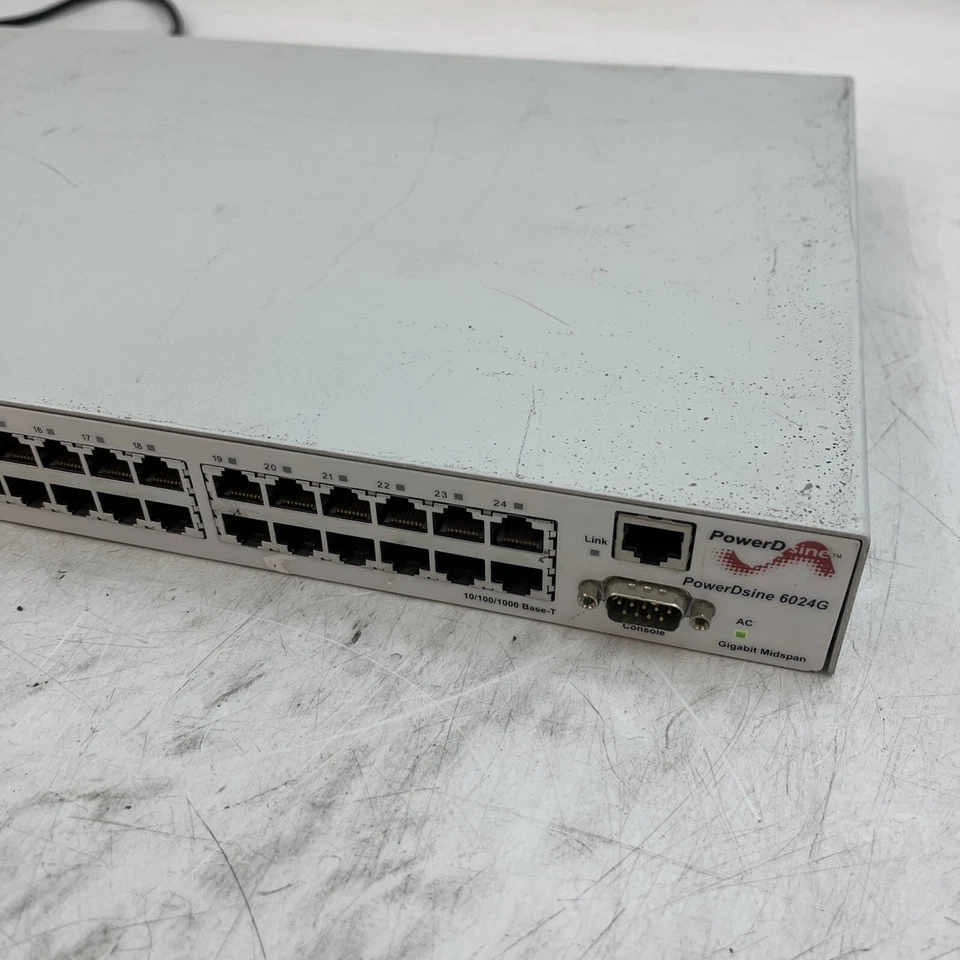 PowerDsine 6024 PoE 24-Port Managed Midspan Ethernet Switch PD-6024/AC - Image 4 of 4