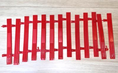 Scalextric Classic 1:32 Gleissperren Armco Zaun C274 - rot x13