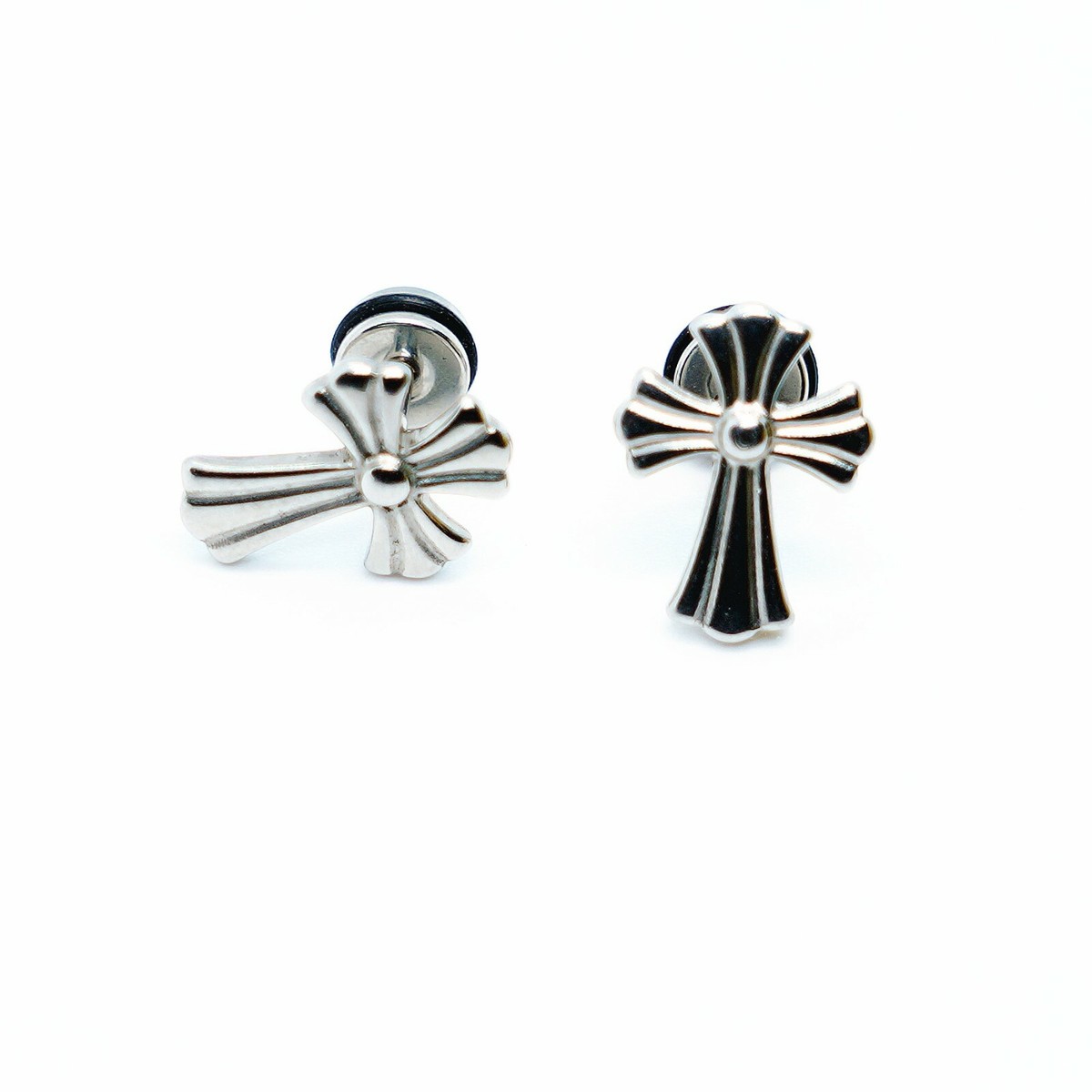 アクセサリー Chrome Hearts #2 Cross Stud Earring Chrome Hearts Cross No.2 Stud Earrings – BLINDATE INC