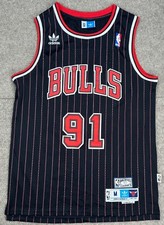 Adidas Hardwood Classics NBA Chicago Bulls 91 Dennis Rodman 1995-96 Size M