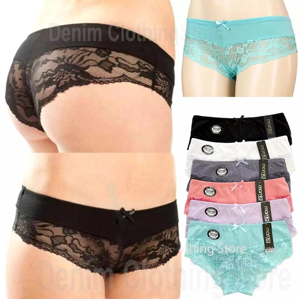 6 Женщин Sexy кружева трусики Knickers белье бесшовный нижнее белье трусиков S-XL - Изображение 4 из 4