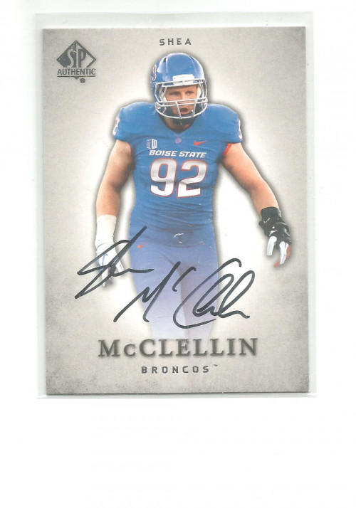 2012 SP AUTHENTIC AUTOGRAPHS #30 SHEA MCCLELLIN