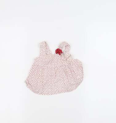 H&M Baby A-Linie weiß Baumwollmischung Größe 3-6 Monate