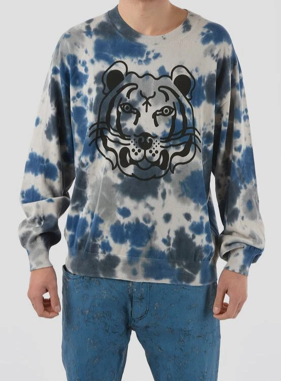 Kenzo jumper mens clearance blue