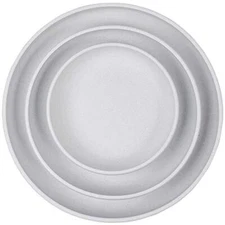 Sungmor Plant Saucers Drip Trays Plastic 3pc Round Mixed Sizes for Potted Plants