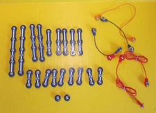 ELENCO Snap Circuits Replacement Parts Snap Wires & Jumper Wires Lot of 25