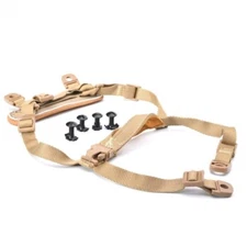 New Coyote MICH ACH ECH Ballistic Helmet 4-Point Retention Chin Strap H Harness