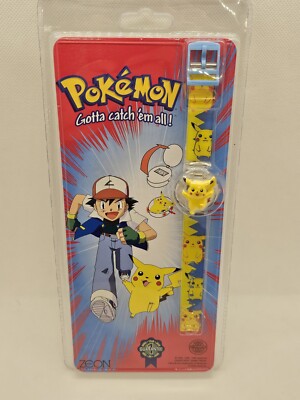 Pokemon Uhr Kinder Watch Pikachu Neu Ovp  Armbanduhr lizensiertes Nintendo Prod.