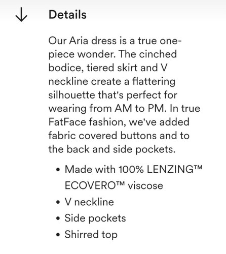 FAT FACE Aria Textured Leaves Green Midi Dress.Size UK 12/14 .RRP £69. *perfect* - Picture 21 of 22