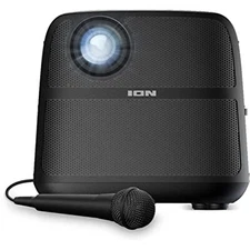 ION Audio Projector Deluxe HD Battery/AC Powered 720p HD LED Bluetooth-Enabled