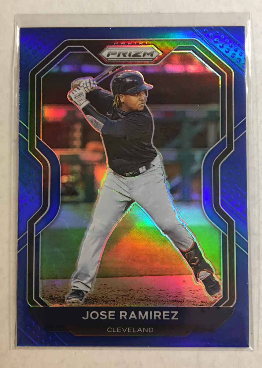 2021 Prizm Jose Ramirez #16 Blue Prizm