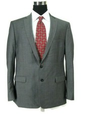 Calvin Klein Blazer Sz 46 Slim Fit All Season Wool Sport Coat Suit Jacket