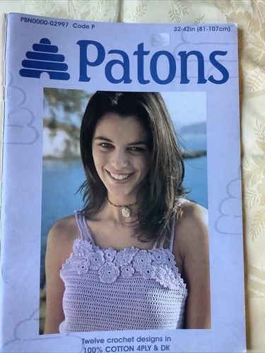 Patons CROCHET pattern book 02997. 12 designs 4 ply & DK - Picture 2 of 15