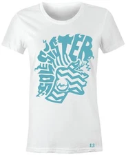 "Sole Sister 3" Women/Juniors T-Shirt to Match Air Retro 6 "Still Blue" GS