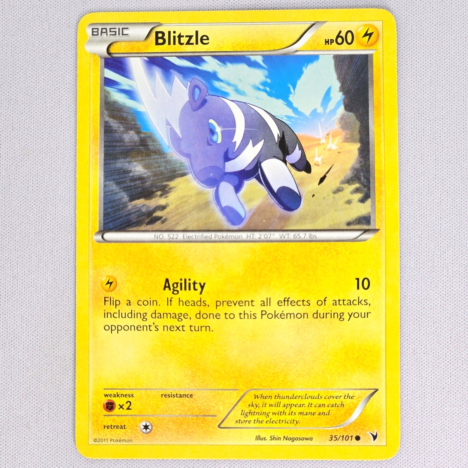 Blitzle 35/101 Noble Victories Regular Common Pokemon Card TCG English LP