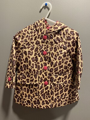  Super Adorable Gray, Tan & Brown Girls Raincoat