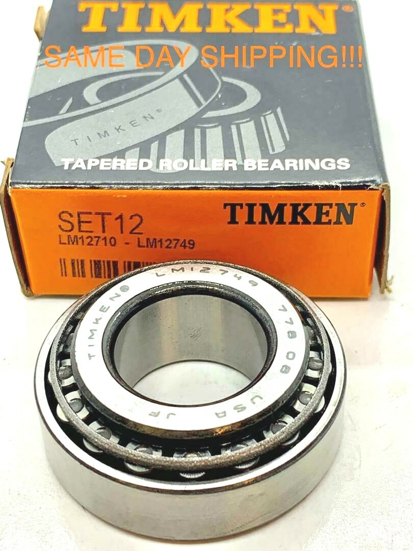Timken Set 12,Set12 (LM12749/LM12710) Cup/Cone Bearing SAME DAY