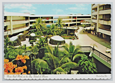 Hawaii Kona Surf HOtel  Scallop 1974 unposted