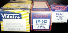 NOS Vidaire 6-wire Model K-2 CRT Britener + Mallory FM-441 & FM-442 Capacitors