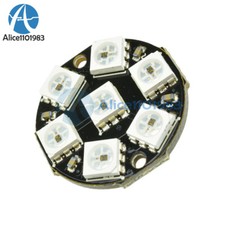 WS2812 7-Bit 5050 RGB LED Ring Round Decoration Bulb for Arduino