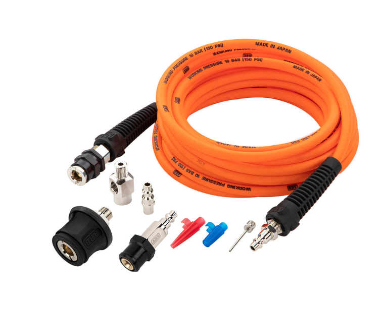 ARB Portable Tire Inflation Kit, Includes Air Hose 18 Foot Long and Accessories