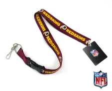 NFL Washington Redskins Team Color Breakaway Lanyard Key Chain