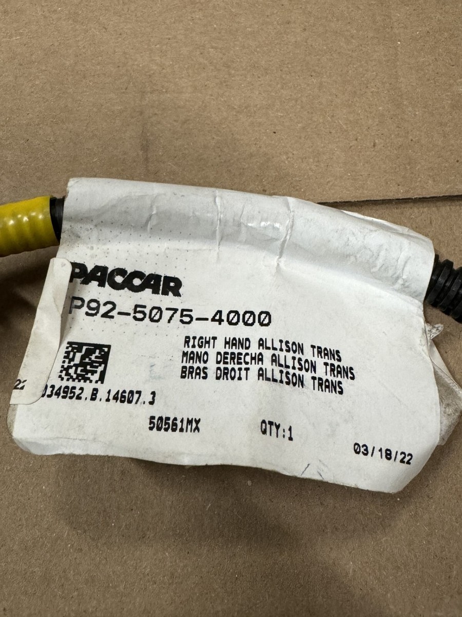 たかー GENUINE Peterbilt Kenworth P92-5075-4000 Wire Harness Pto