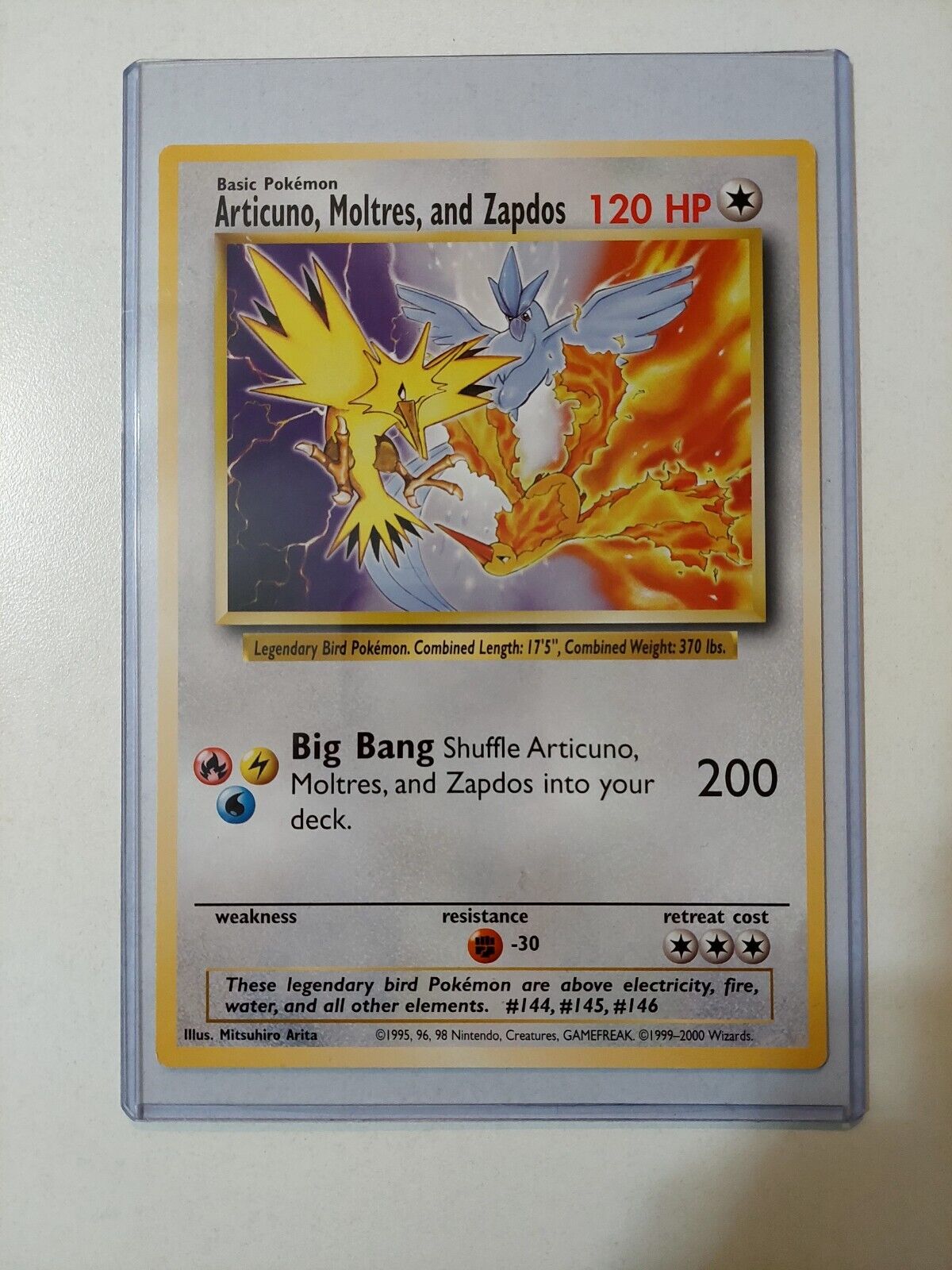 Moltres Giant Pokemon Card Print 